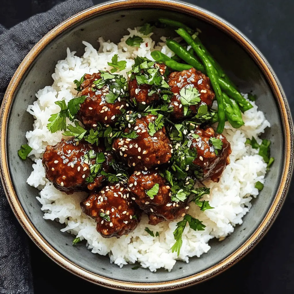 Create a family dinner your loved ones will remember with these 30-minute Mongolian Beef Meatballs! Featuring tender meatballs coated in a flavorful, sticky sauce made from soy sauce and ginger, this dish is perfect over rice or noodles. Quick to whip up and packed with delightful flavors, save this recipe for your next weeknight meal!