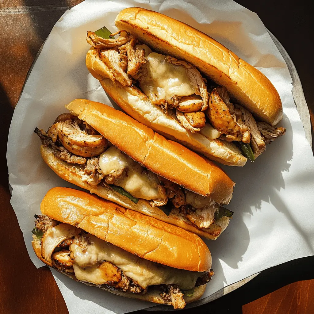 Get ready to make a delicious Chicken Cheese Steak Sandwich that’s loaded with flavor! Tender chicken, melted cheese, and sautéed veggies come together in this tasty treat. Perfect for lunch or a casual dinner, this sandwich is sure to be a hit with everyone. Save this easy recipe and impress your friends and family at your next gathering!