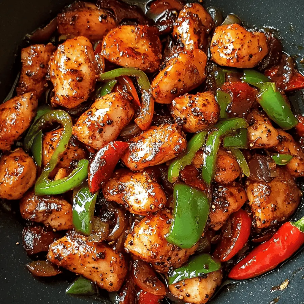 Looking for a quick and delicious dinner? This Easy Black Pepper Chicken recipe is perfect! Made with tender chicken, fresh veggies, and a flavorful black pepper sauce, it’s ready in just 30 minutes. Perfect for busy weeknights or impressing guests. Save this recipe to try later for a satisfying meal everyone will love!