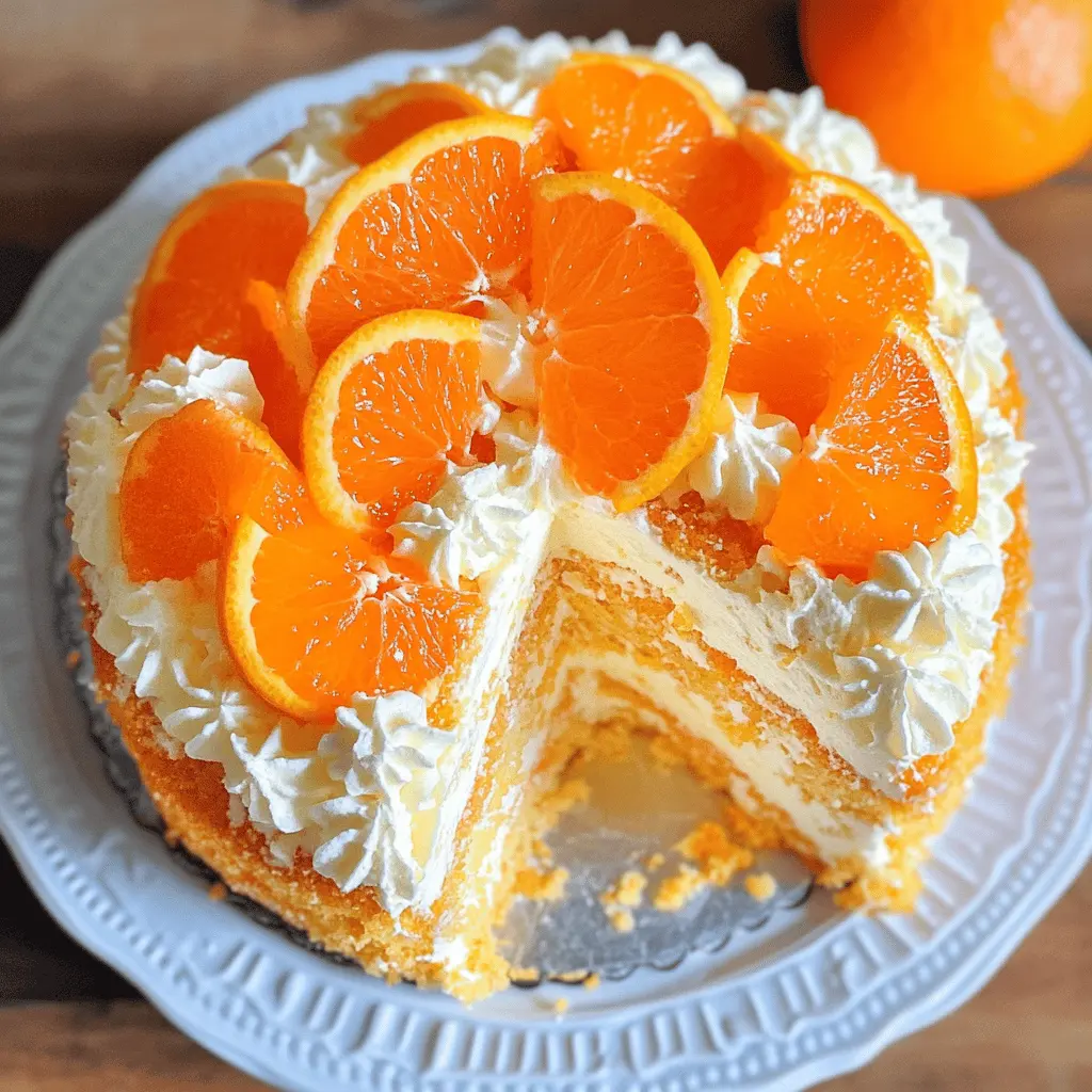 Looking for a delightful cake that captures the essence of summer? This Orange Creamsicle Cake combines the refreshing flavor of oranges with a creamy frosting, creating a nostalgic treat everyone will love. Perfect for birthdays, picnics, or any sunny gathering—don't forget to save this recipe for a cheerful dessert that brightens any occasion!