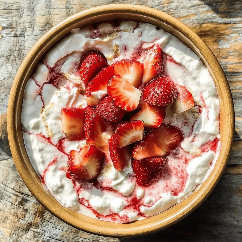 Creamy and sweet, this Strawberry Cheesecake Dip is a delightful treat perfect for any gathering! Made with fresh strawberries and a rich cream cheese base, it’s simple to whip up and absolutely irresistible. Serve it with graham crackers, fruit, or pretzels for the ultimate snacking experience. Don’t forget to save this recipe for your next party or family dessert night!