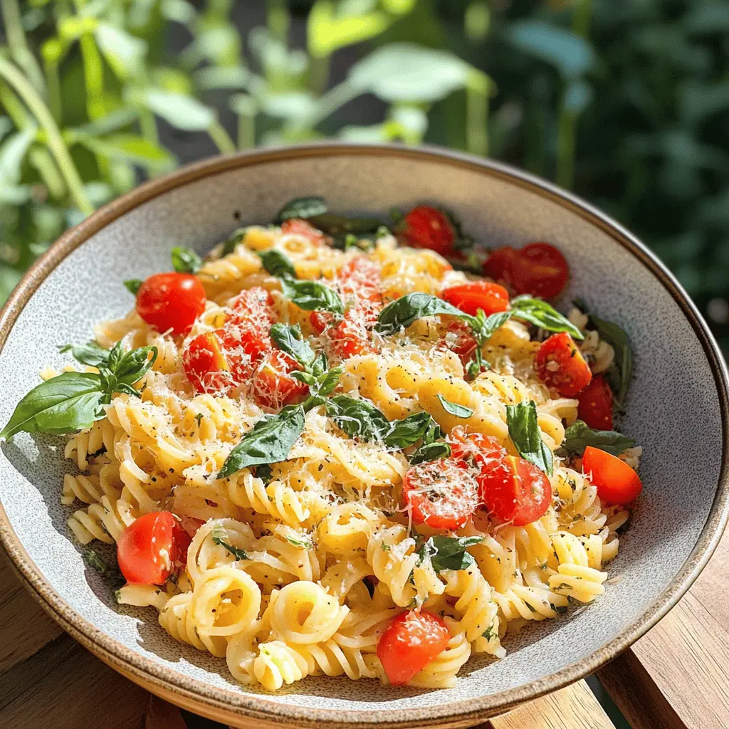 Easy Summer Garden Pasta Recipe