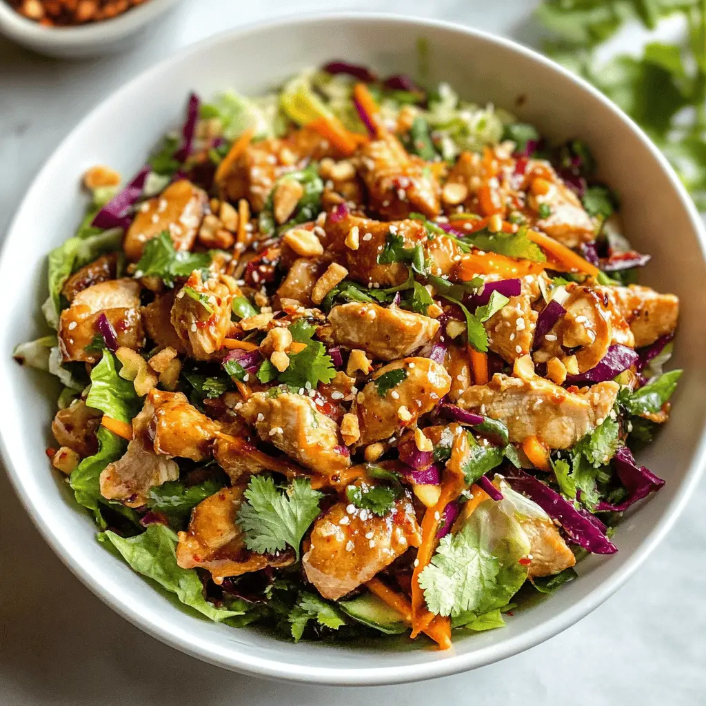 Easy Asian Chicken Crunch Salad Recipe