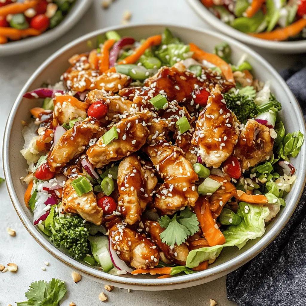 Easy Sesame Chicken Salad Recipe