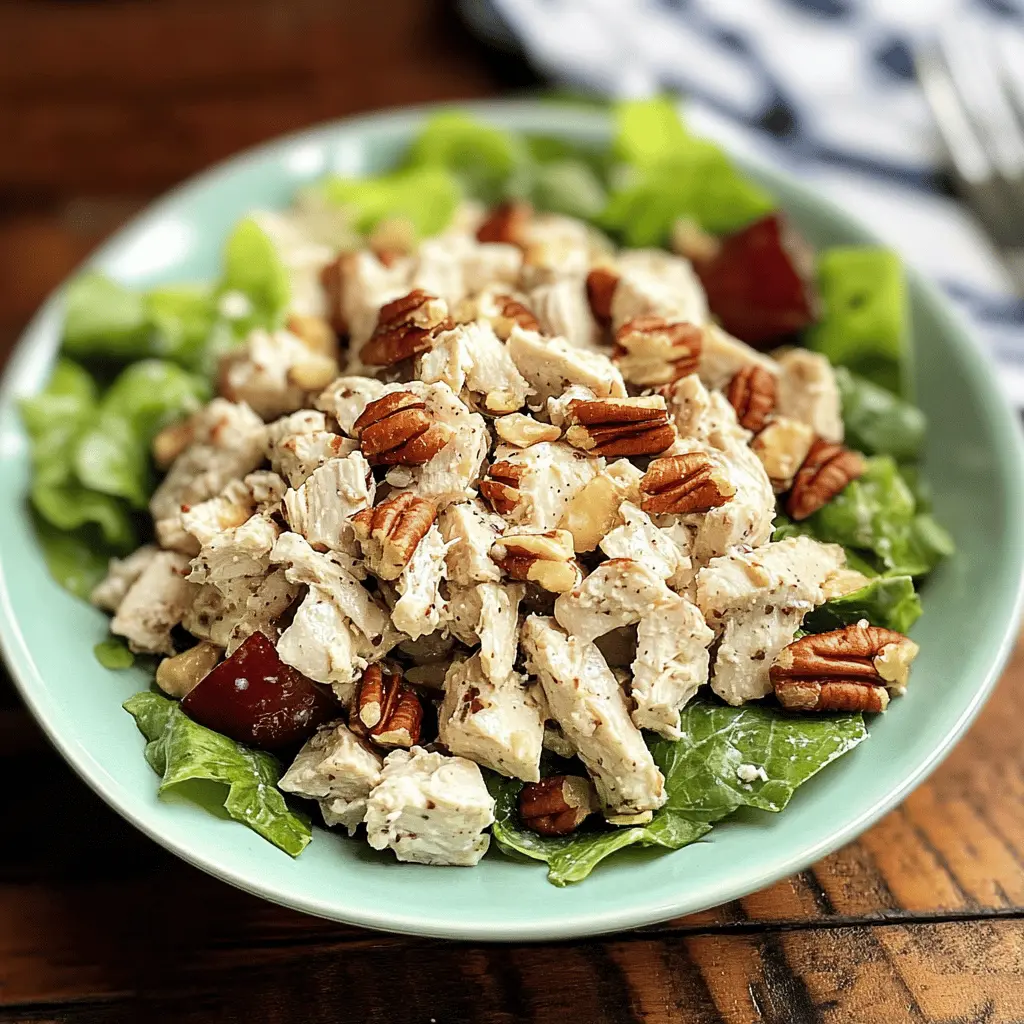 Easy Pecan Chicken Salad Recipe