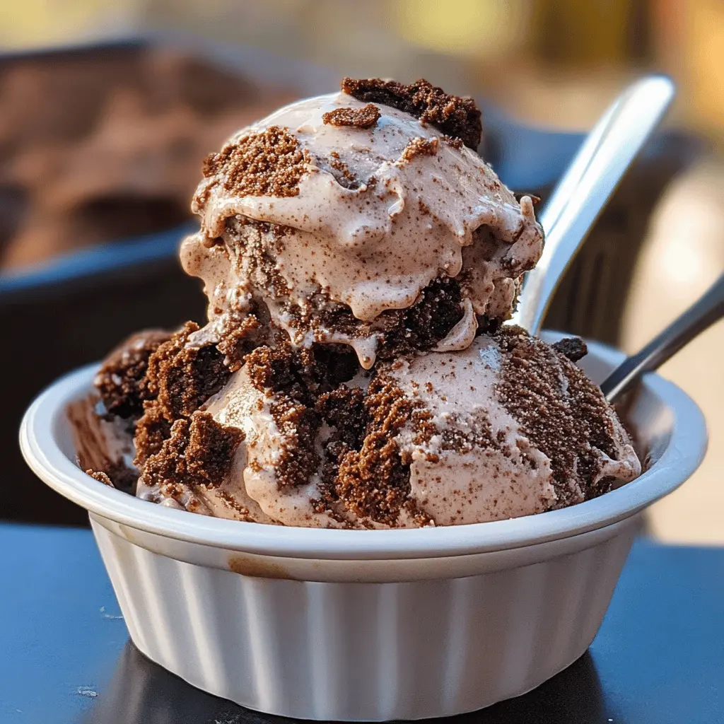Easy Brownie Batter Ice Cream Recipe