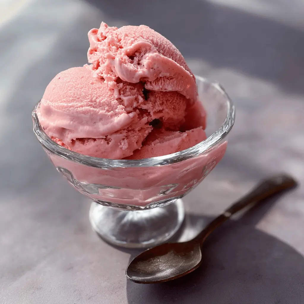 Easy Blender Strawberry Ice Cream Recipe