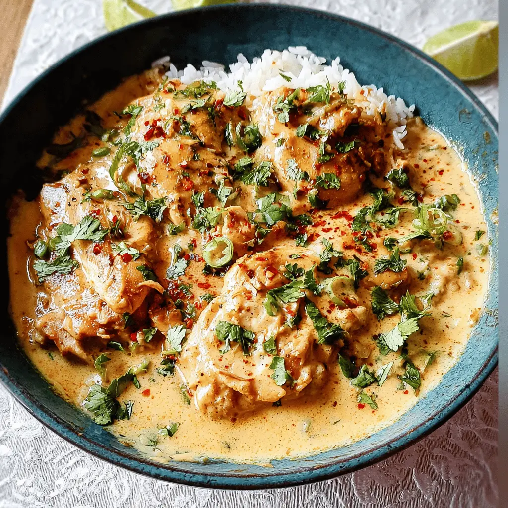 Easy Creamy Coconut Chicken Recipe