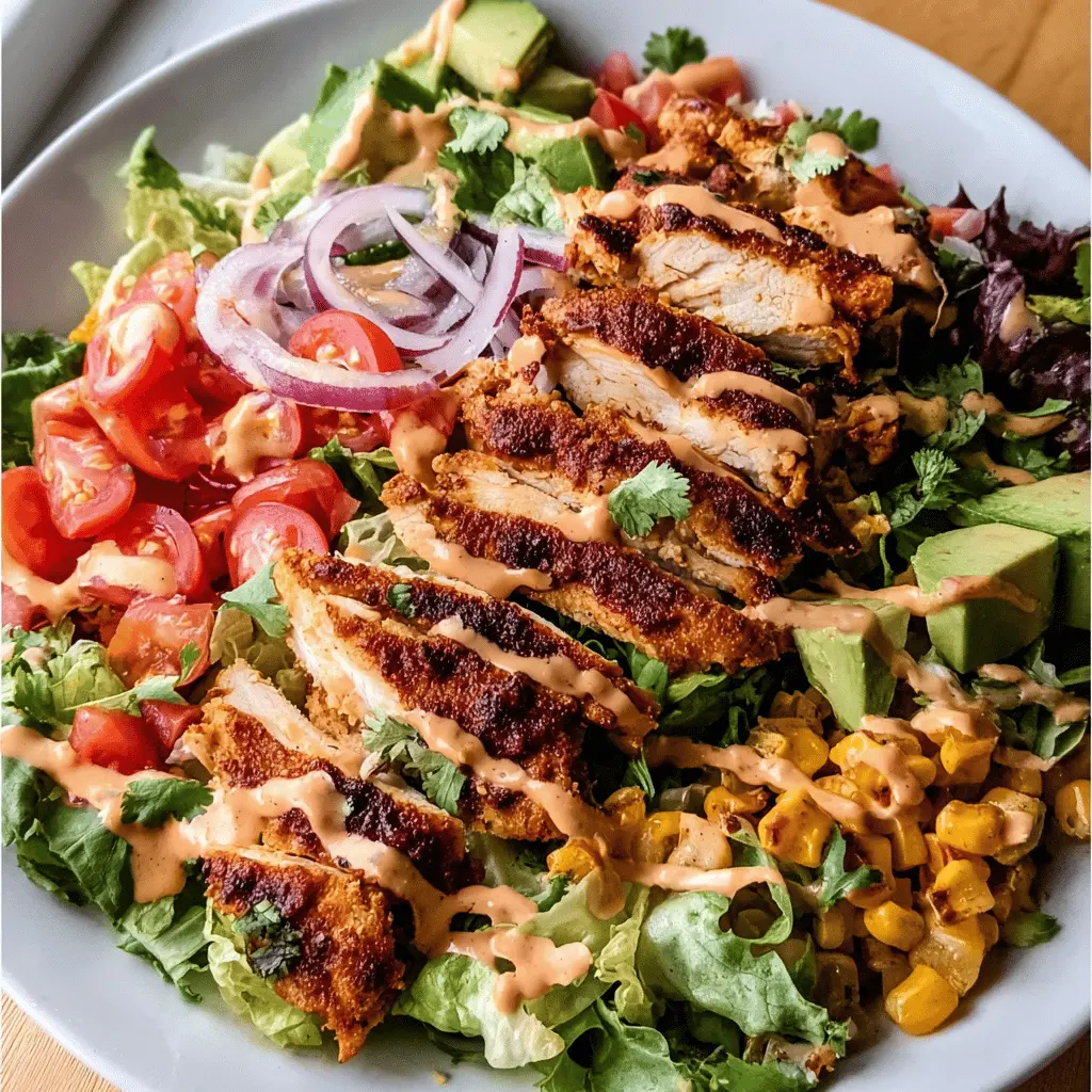 Easy Spicy Southwest Chicken Salad Recipe