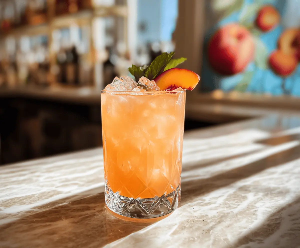 Easy Royal Peach Cocktail Recipe for Summer