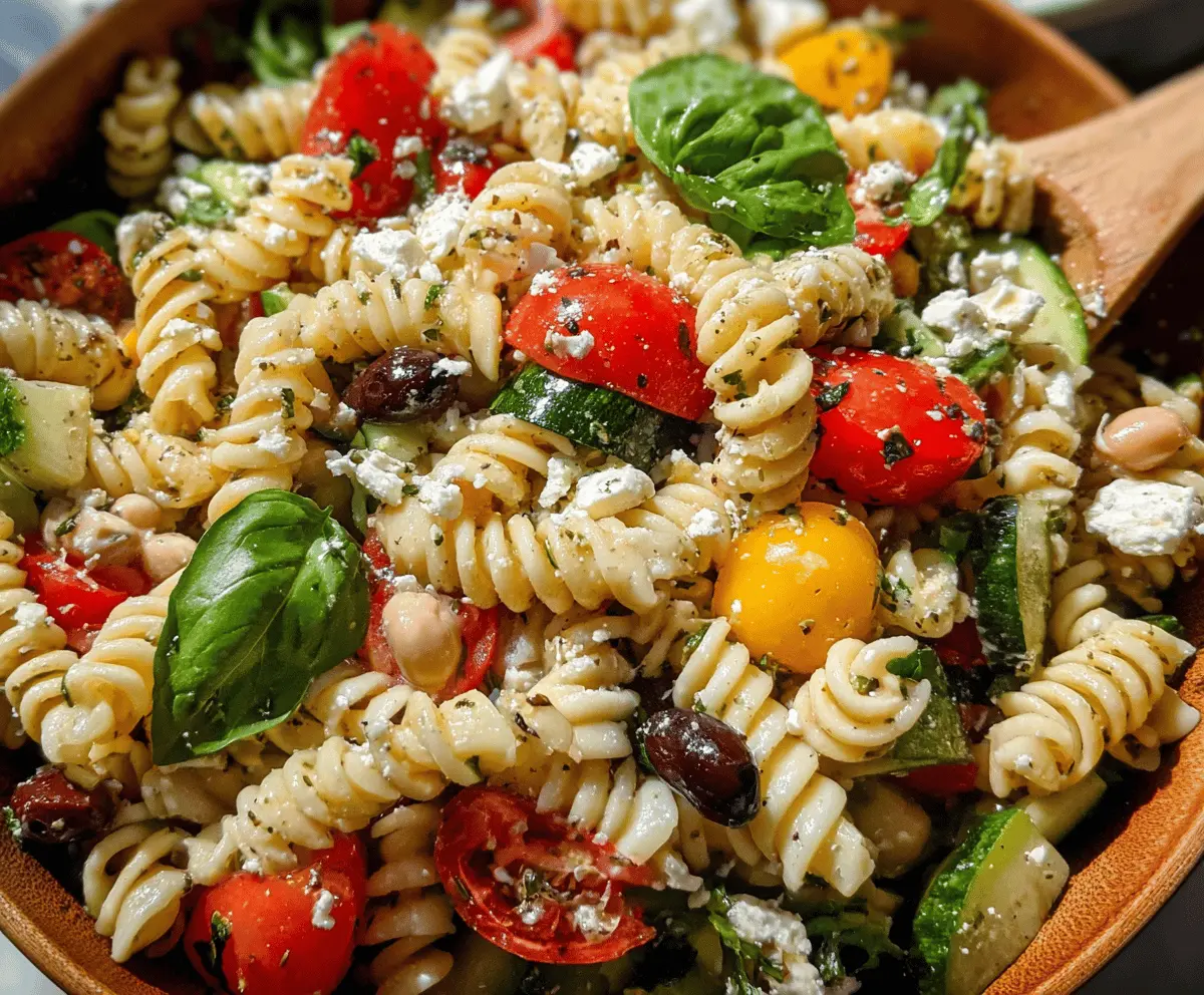 Easy Summer Pasta Salad Recipe