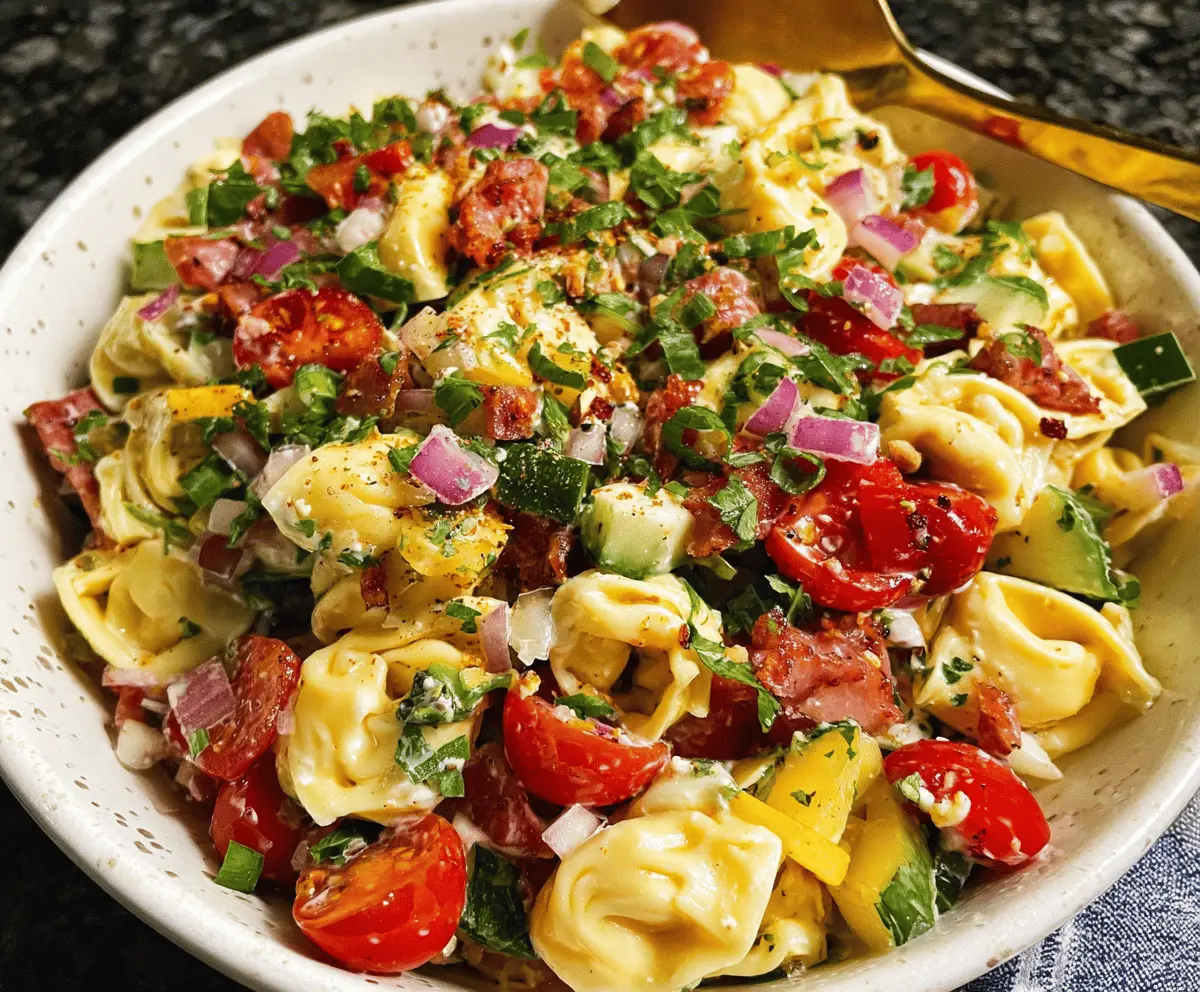 Easy Italian Tortellini Salad Recipe