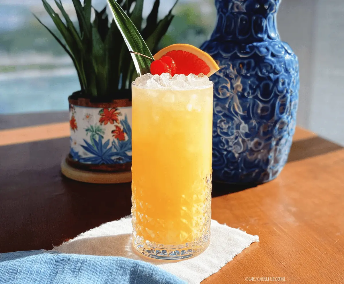Easy Hawaiian Screwdriver Cocktail Recipe