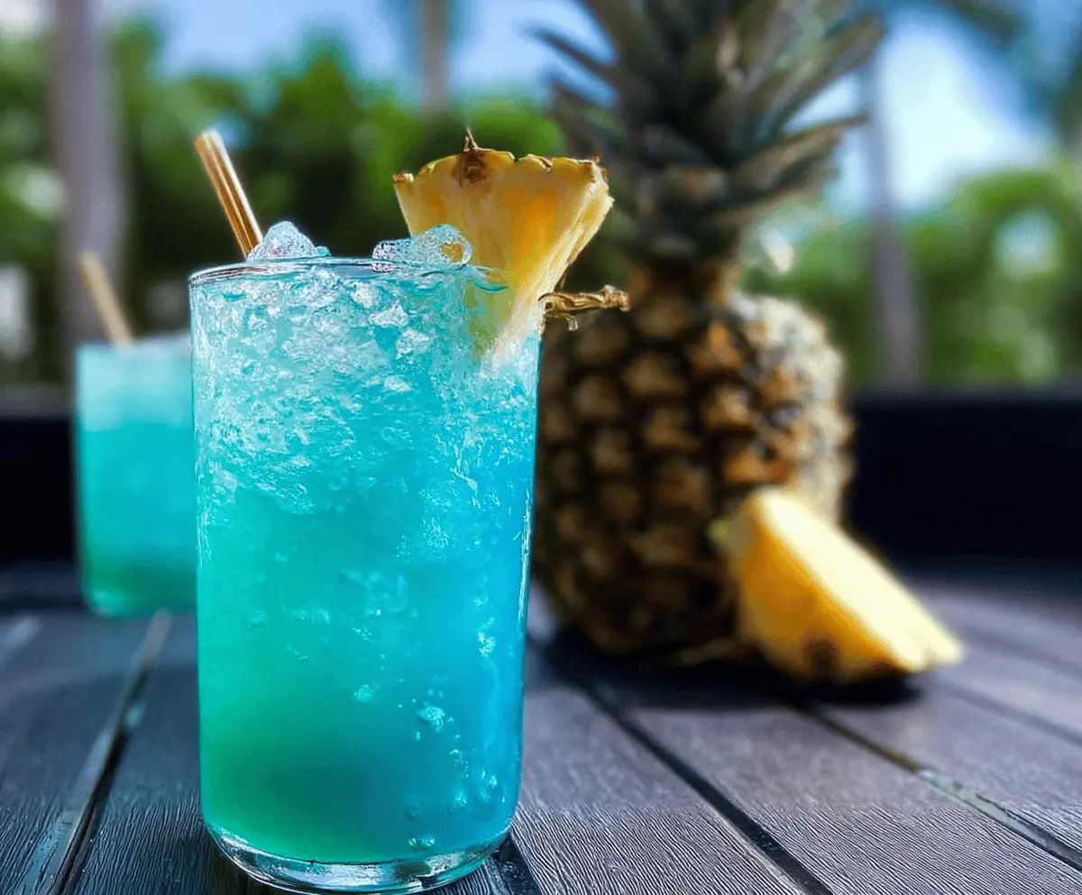 Easy Blue Hawaiian Mocktail Recipe