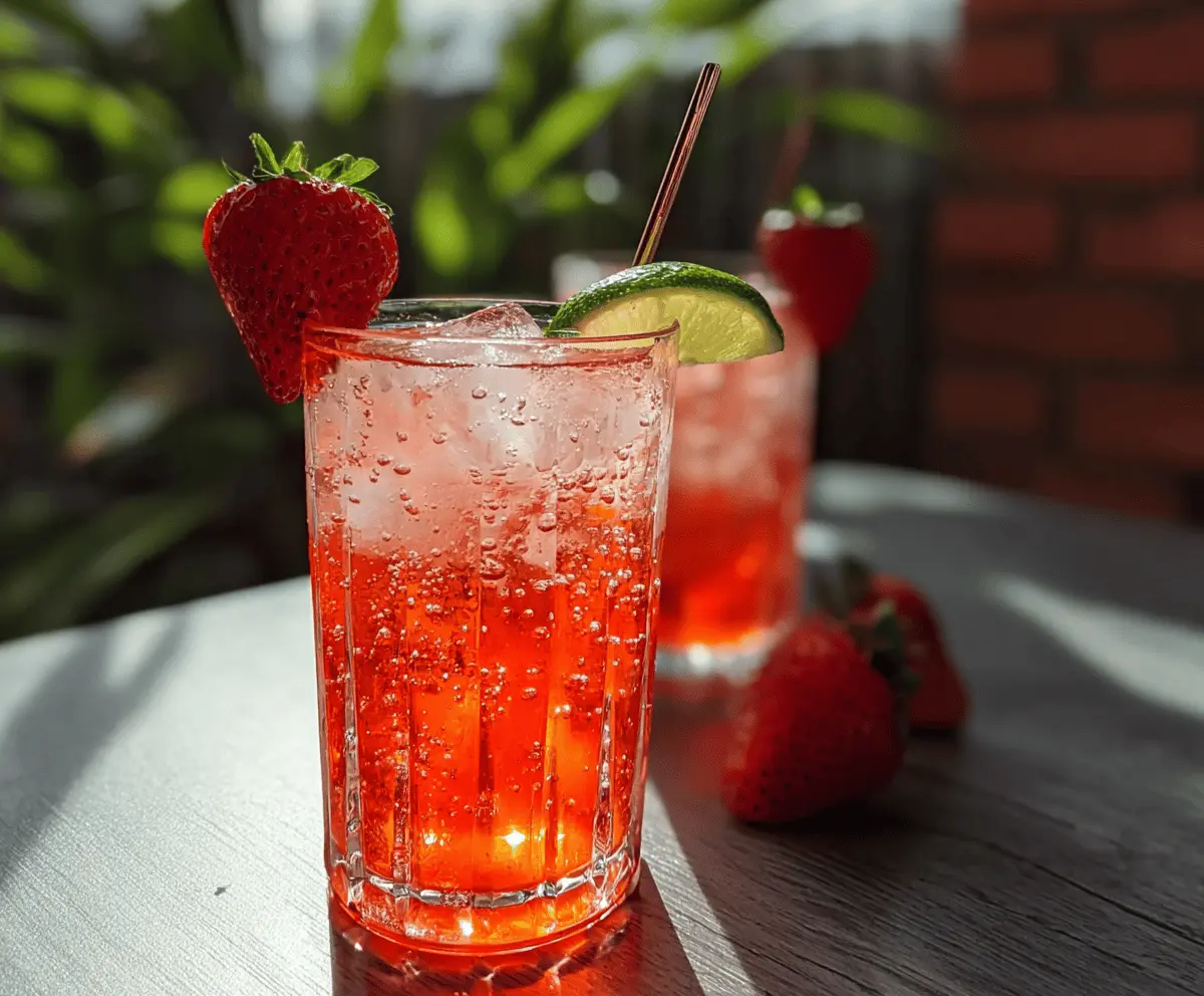 Easy Strawberry Dirty Sprite Drink Recipe
