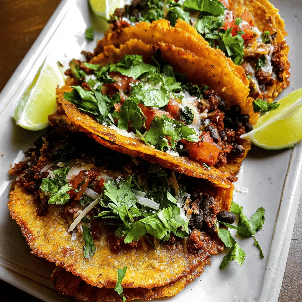 Easy Crispy Black Bean Tacos Recipe