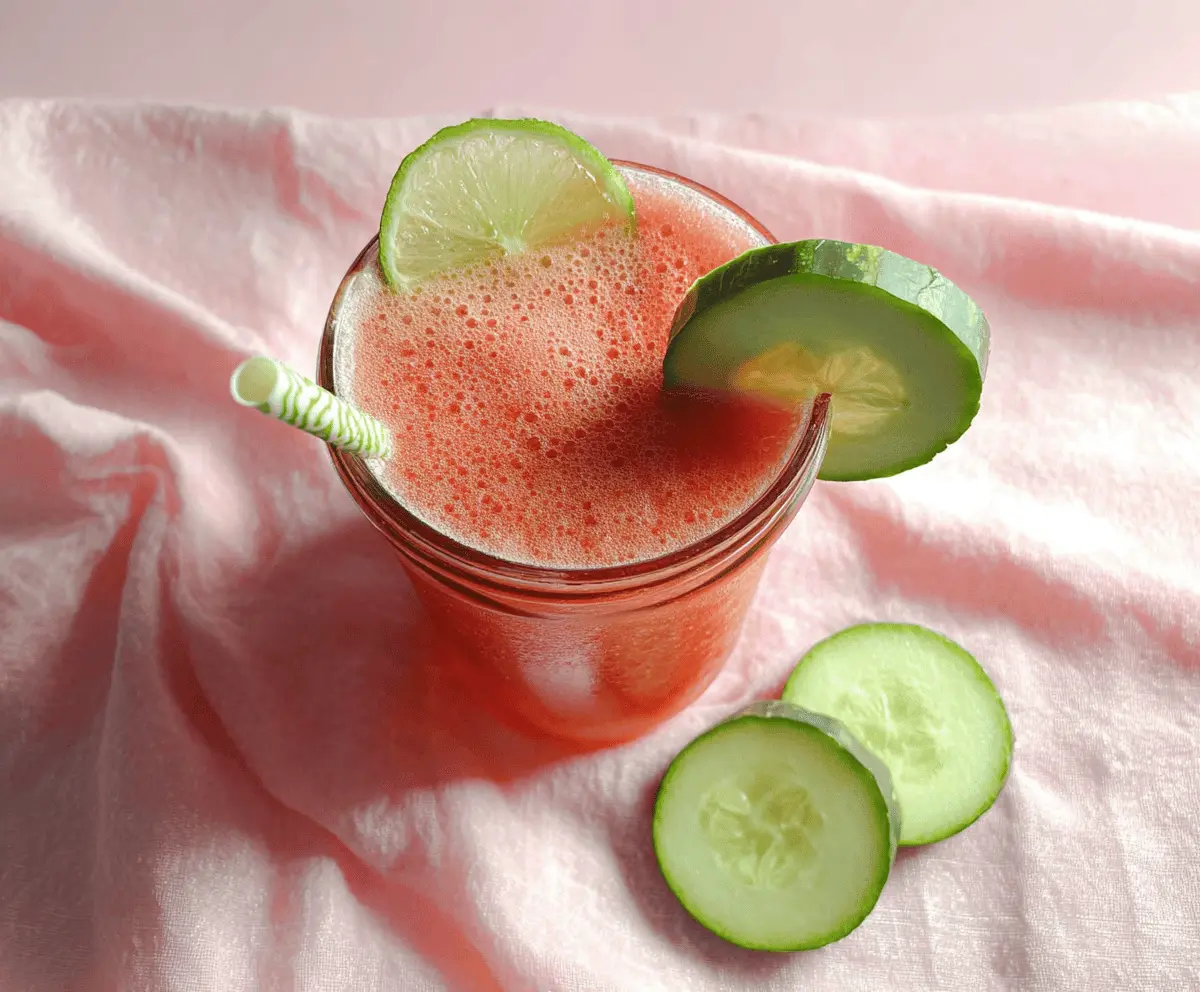 Refreshing Cucumber Watermelon Smoothie Recipe