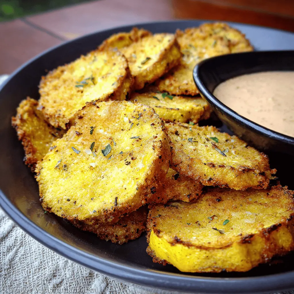 Crispy Air Fried Yellow Squash Recipe