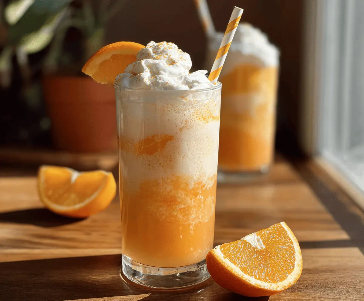 Easy Dirty Orange Creamsicle Float Recipe
