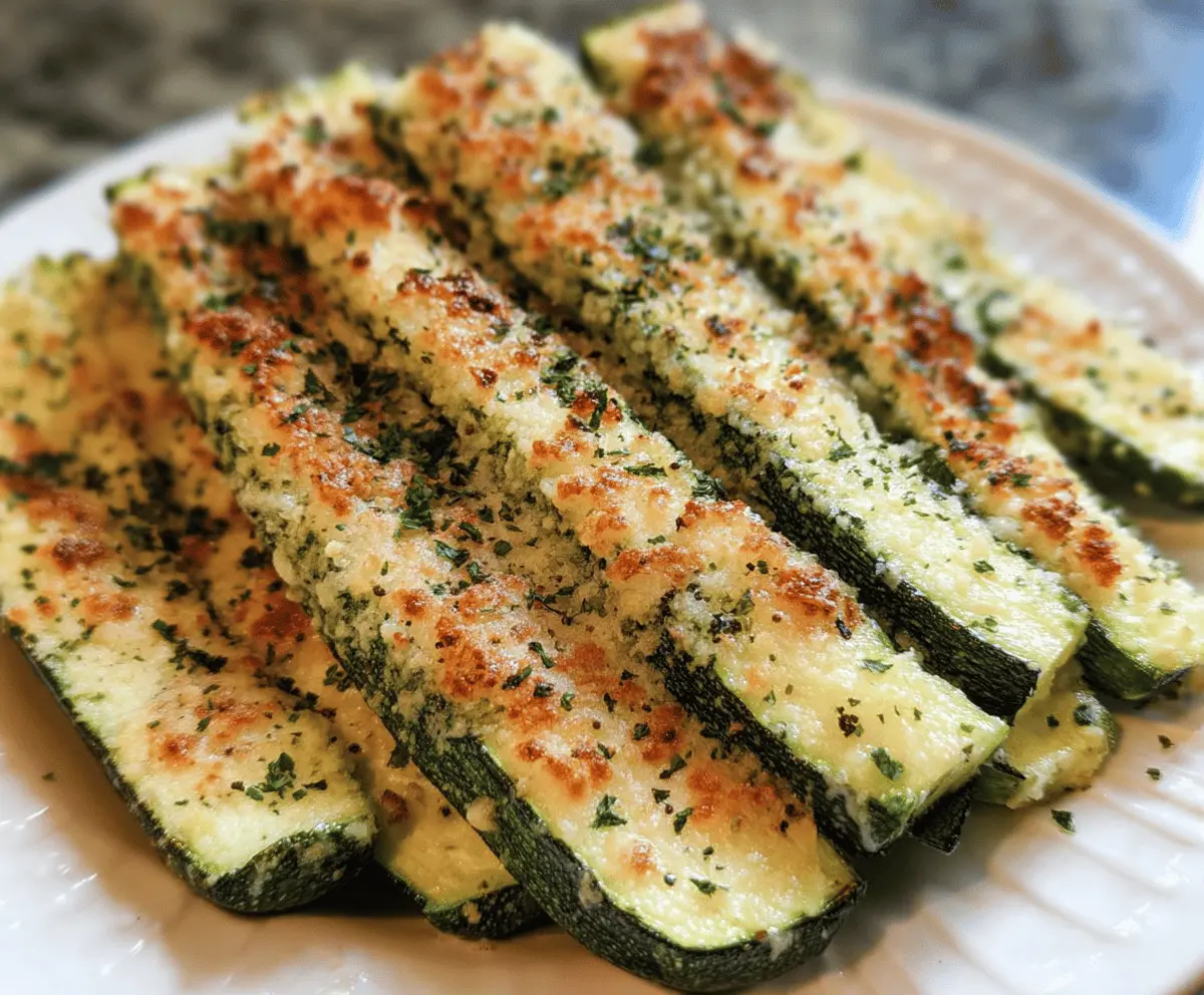 Easy Baked Parmesan Zucchini Recipe