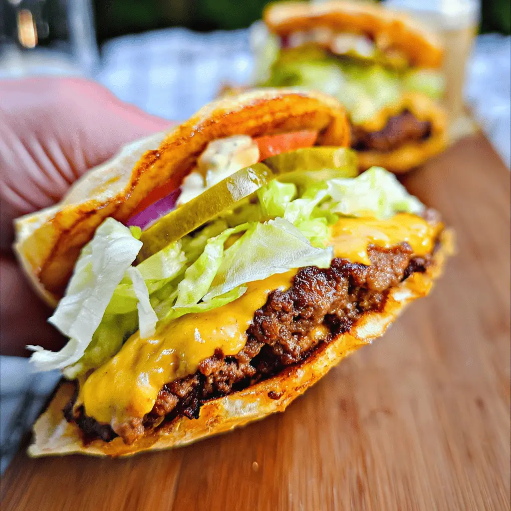 Easy Keto Big Mac Smash Burgers Recipe