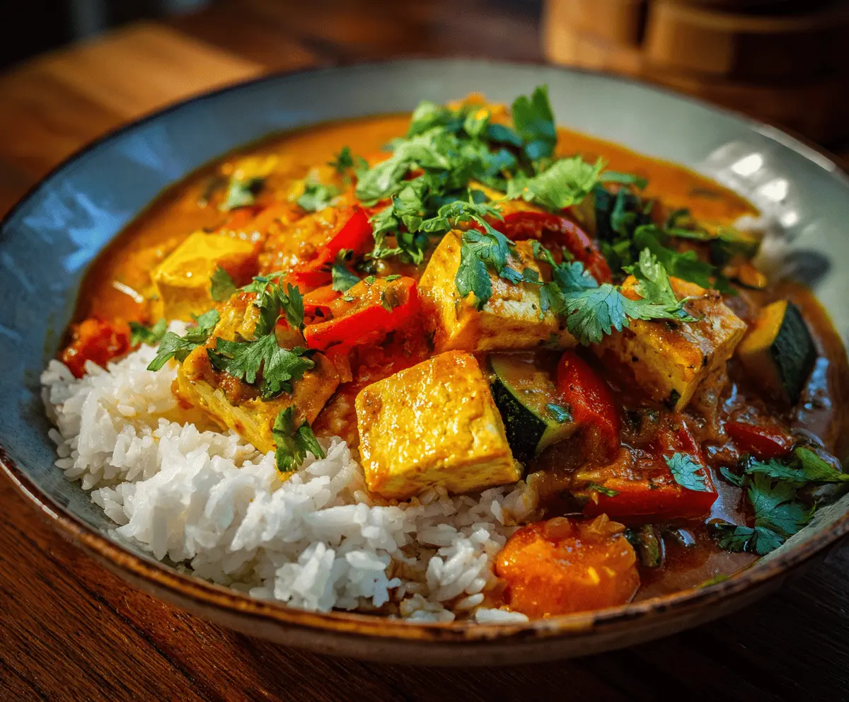 Tofu and Vegetable Curry