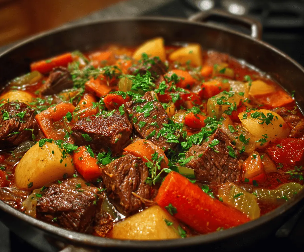 Beef Stew with Vegetables
