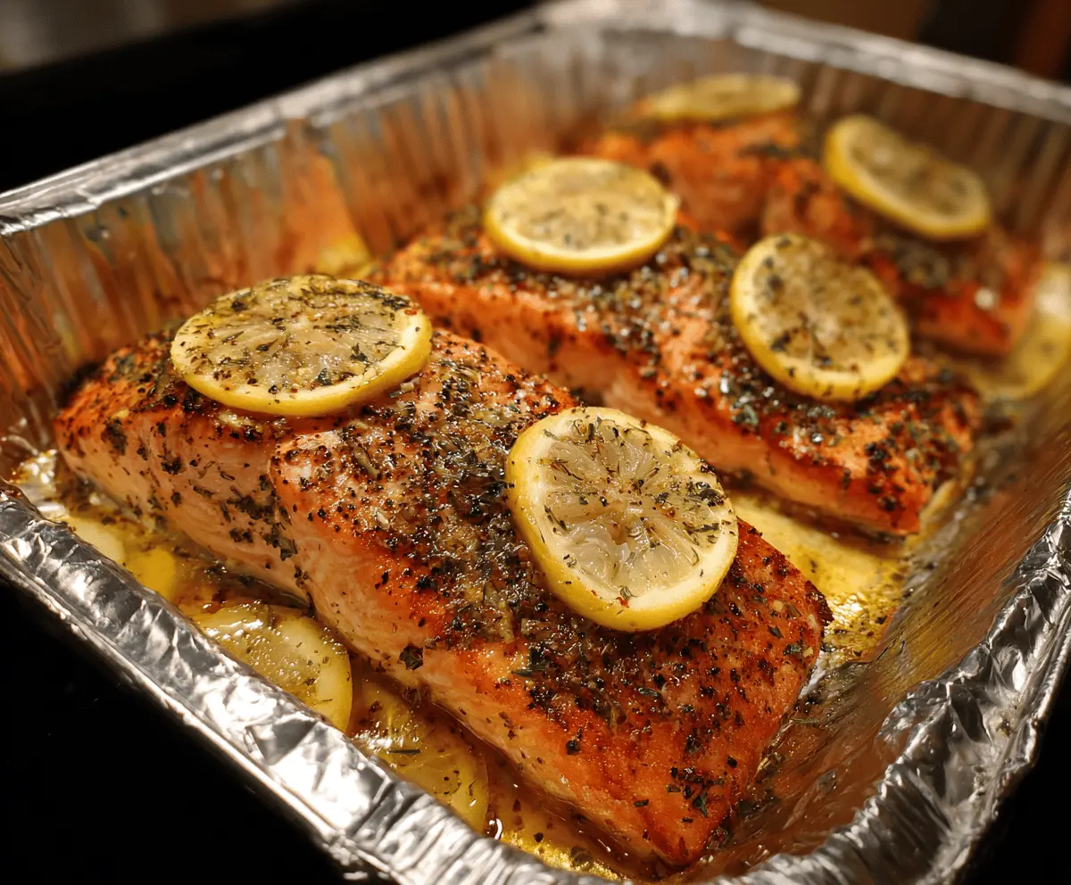 Lemon Pepper Baked Salmon