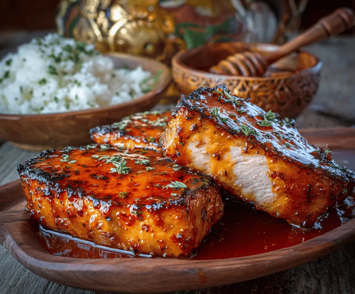 Honey Glazed Pork Chops