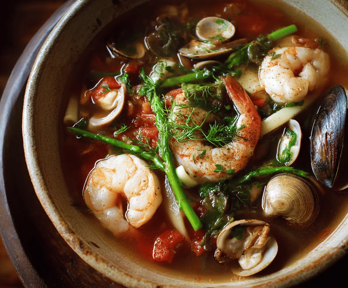 Seafood Minestrone