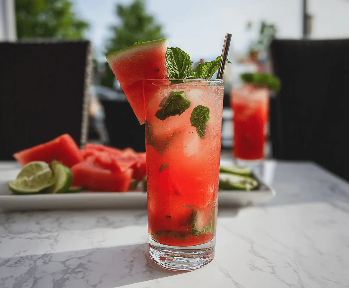 Refreshing Watermelon Mojito Recipe