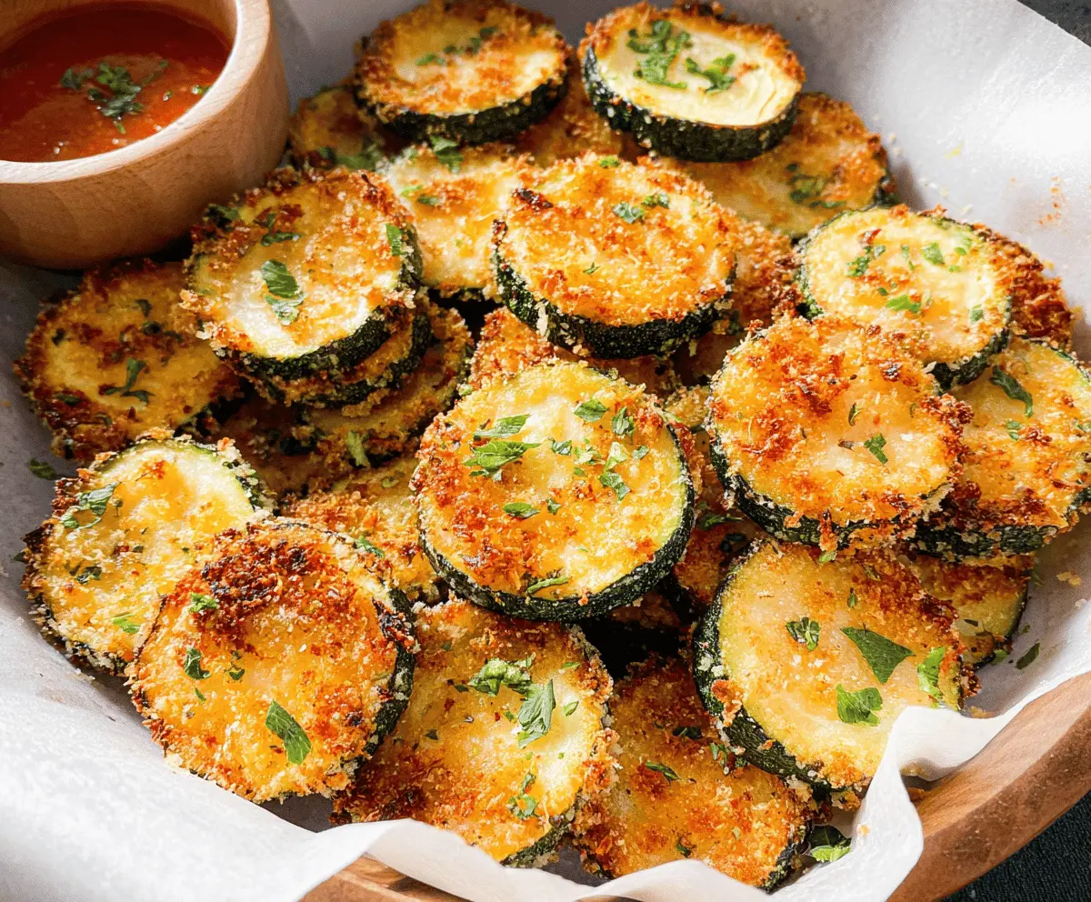 Crispy Baked Zucchini Chips Recipe