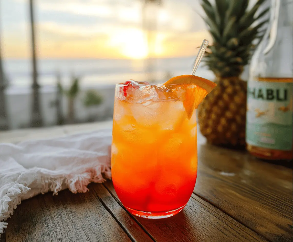 Refreshing Malibu Sunset Cocktail Recipe