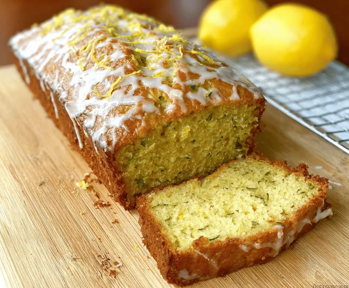 Easy Luscious Lemon Zucchini Bread Recipe