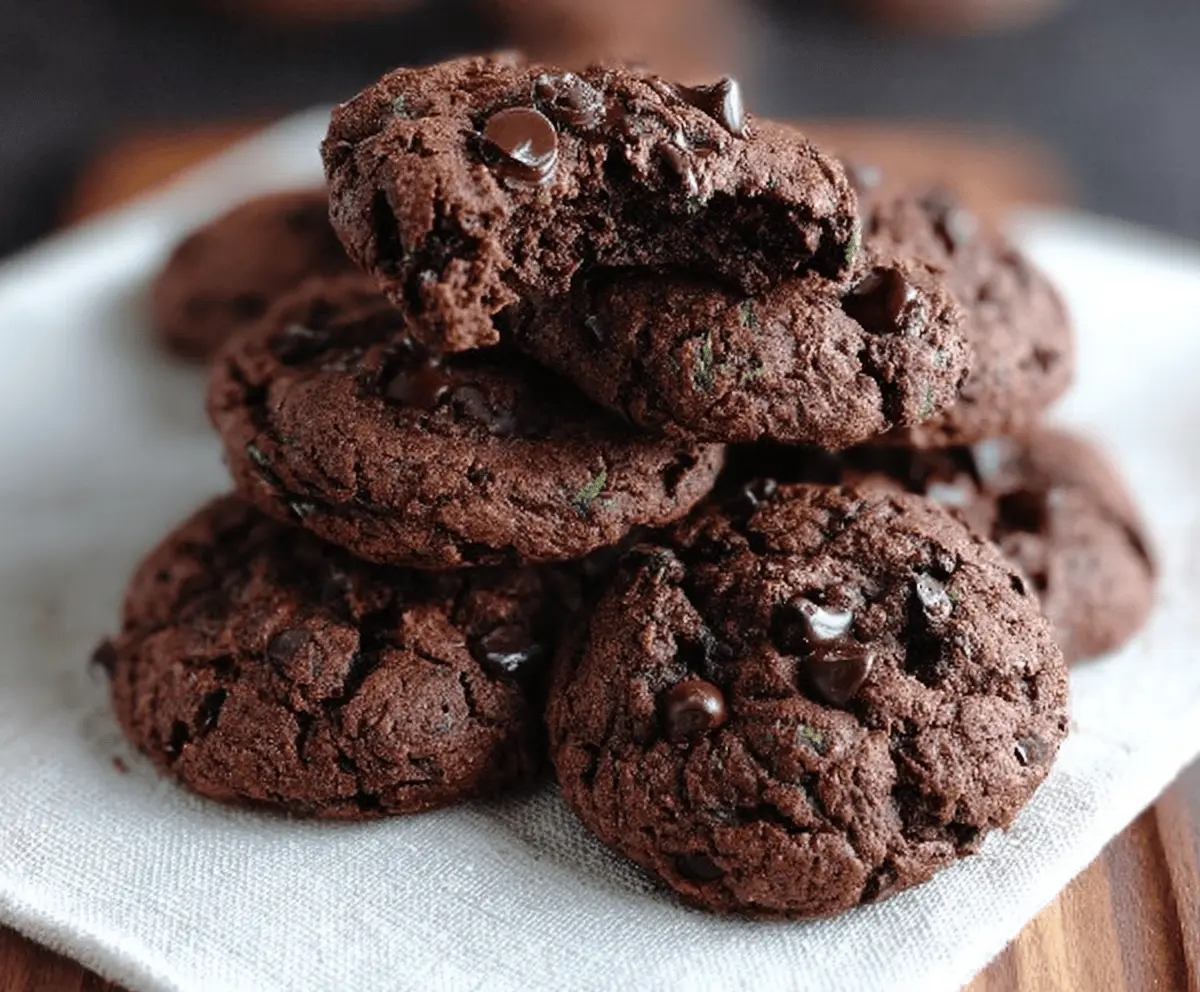 Easy Chocolate Zucchini Cookies Recipe