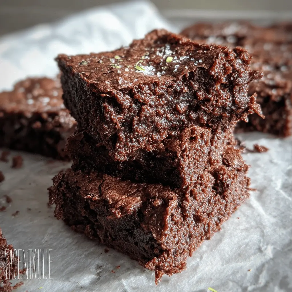 Easy 3 Ingredient Zucchini Brownies Recipe