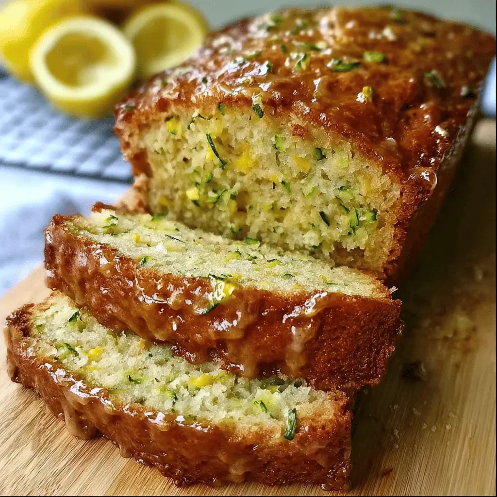 Moist Lemon Zucchini Bread Recipe