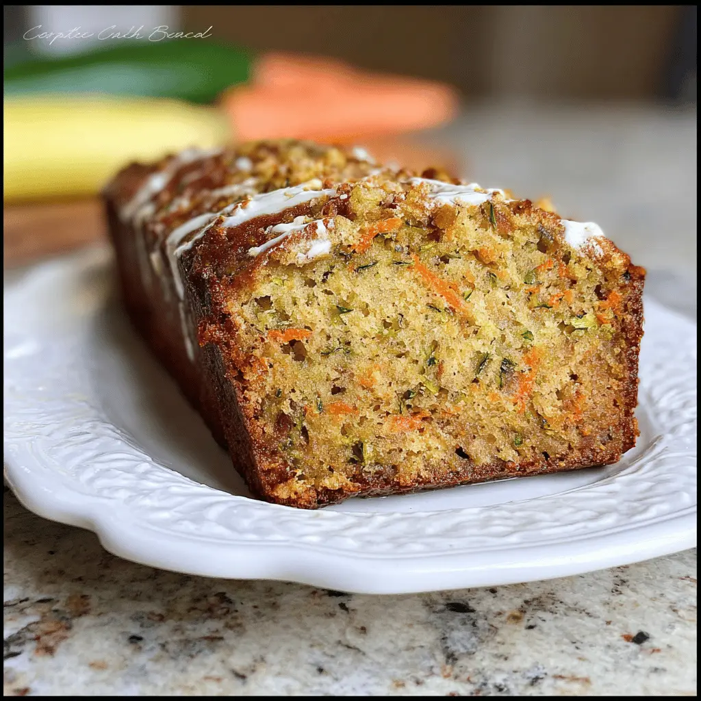 Moist Carrot Apple Zucchini Bread Recipe