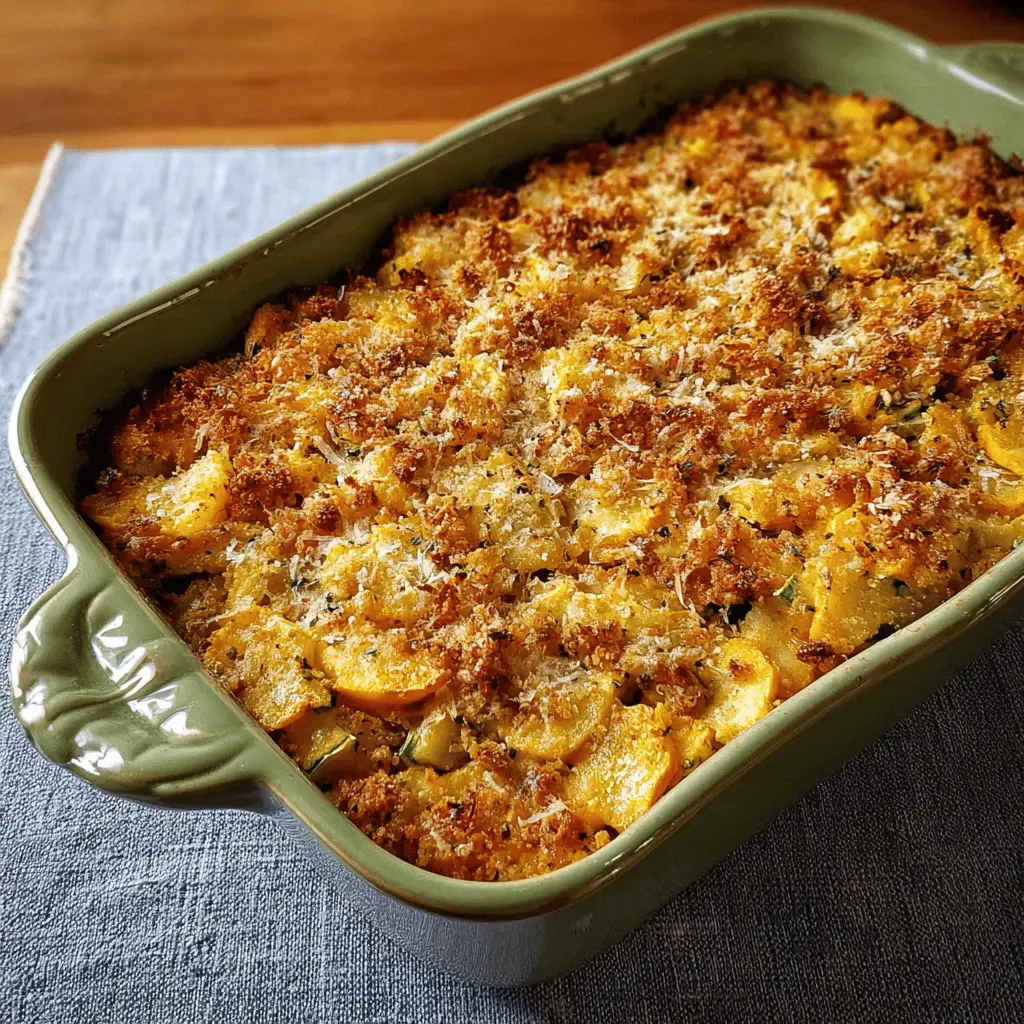 Classic Southern Squash Casserole Recipe