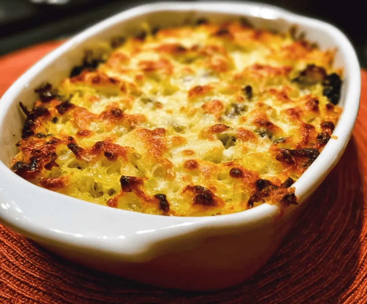 Healthy Spaghetti Squash Au Gratin Bake Recipe