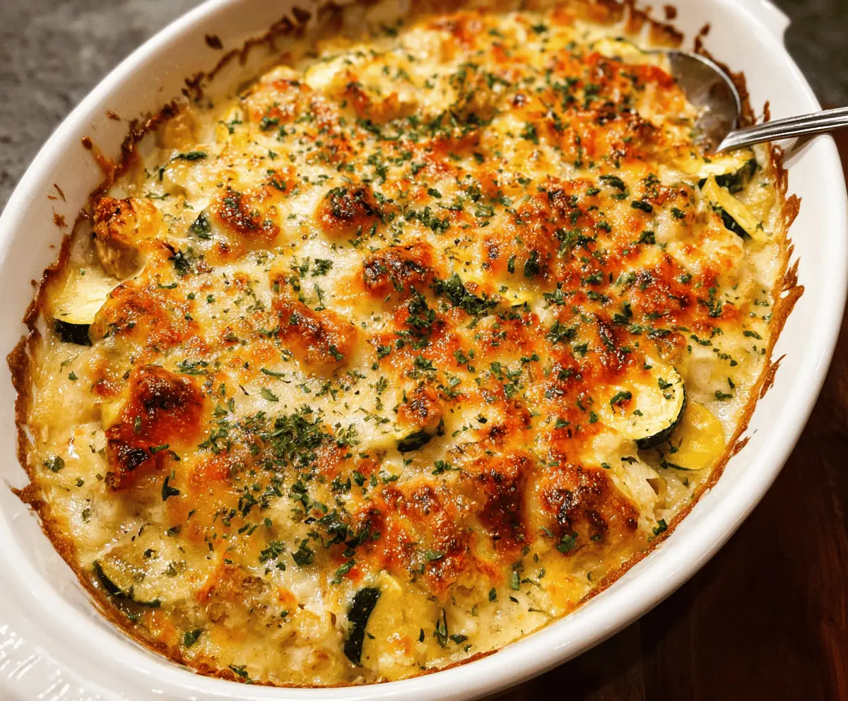 Easy Chicken Zucchini Casserole Recipe