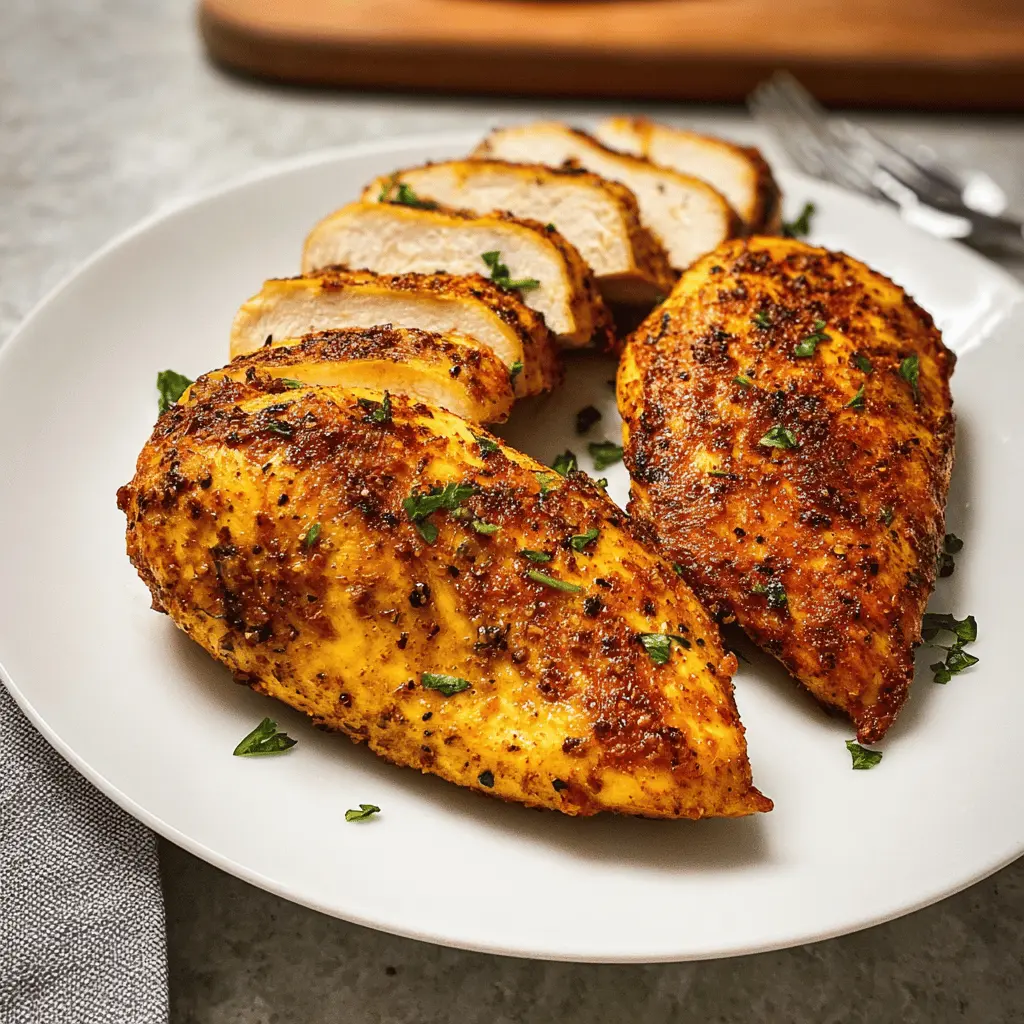 Juicy Air Fryer Chicken Breasts Recipe