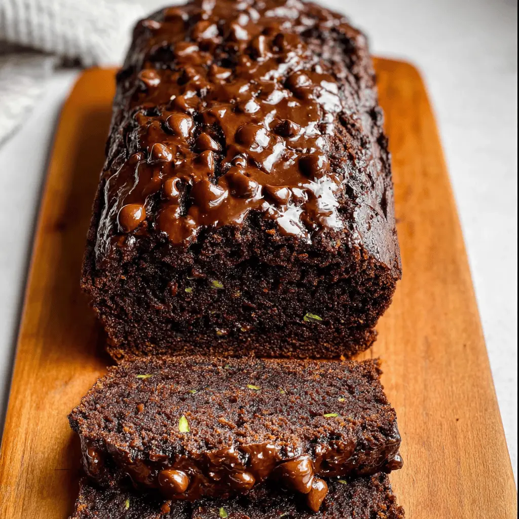 Healthy Chocolate Zucchini Bread Recipe