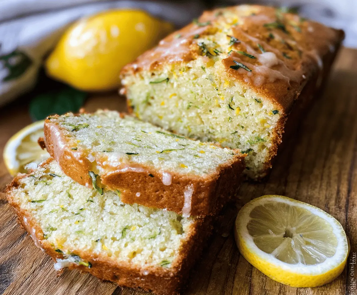 Moist Lemon Zucchini Bread Recipe