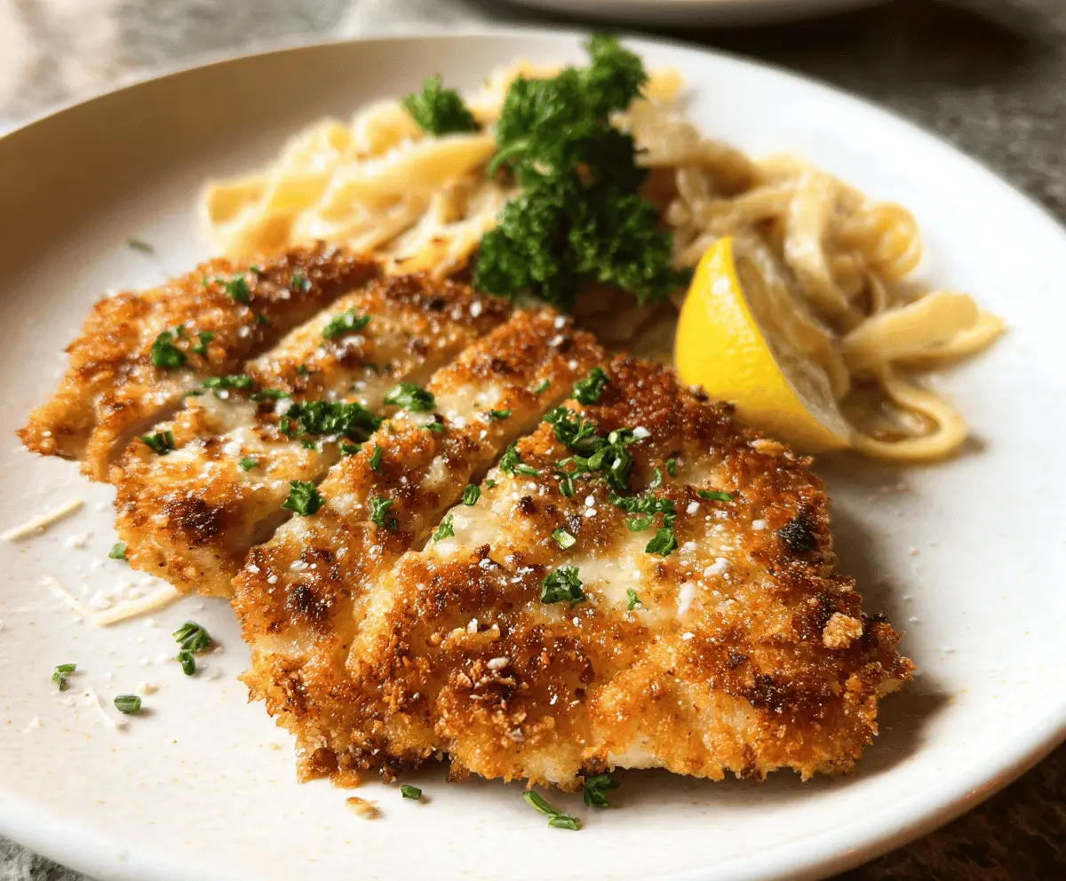 Crispy Parmesan Crusted Chicken Recipe