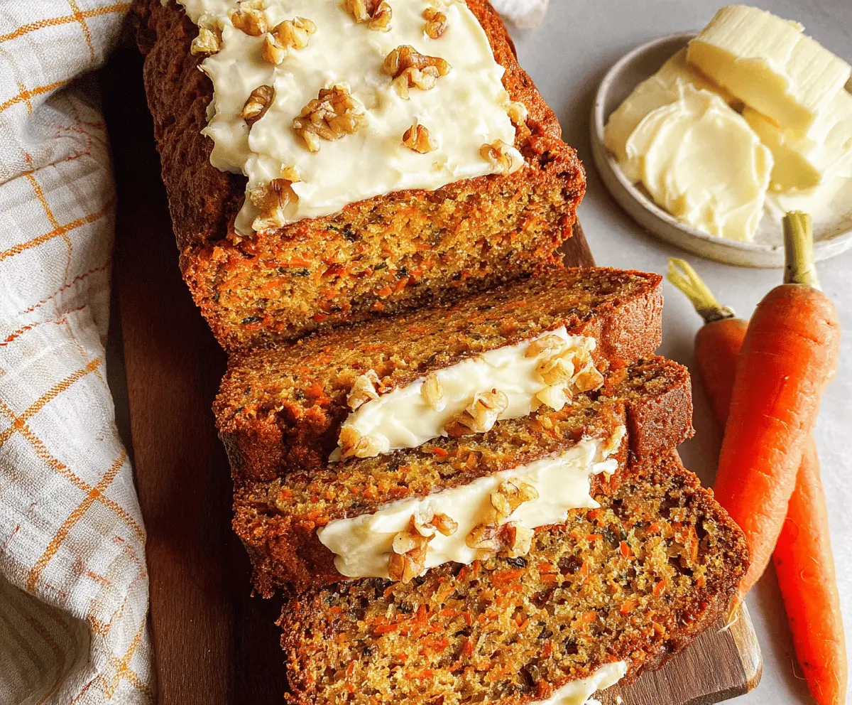 Easy Moist Carrot Bread Recipe