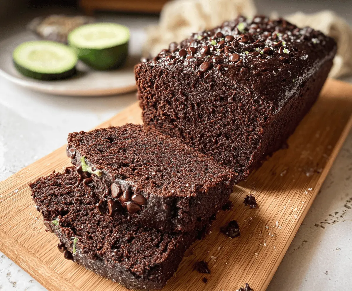 Moist Chocolate Zucchini Bread Recipe