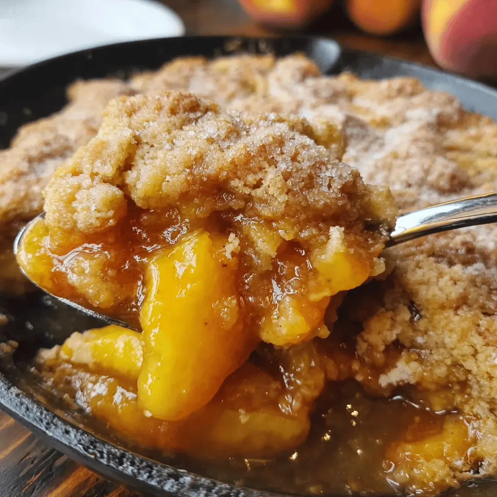Easy Southern Peach Cobbler Recipe
