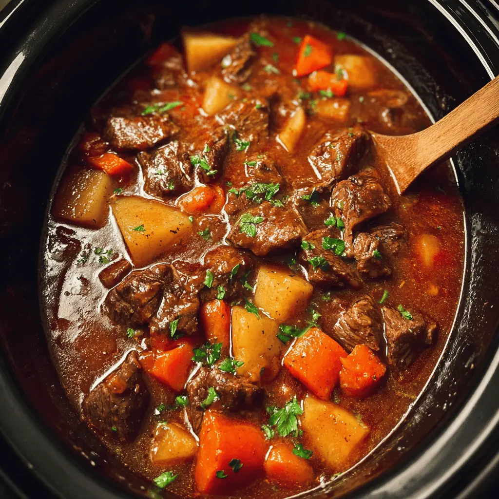Easy Crock Pot Beef Stew Recipe for Dinner