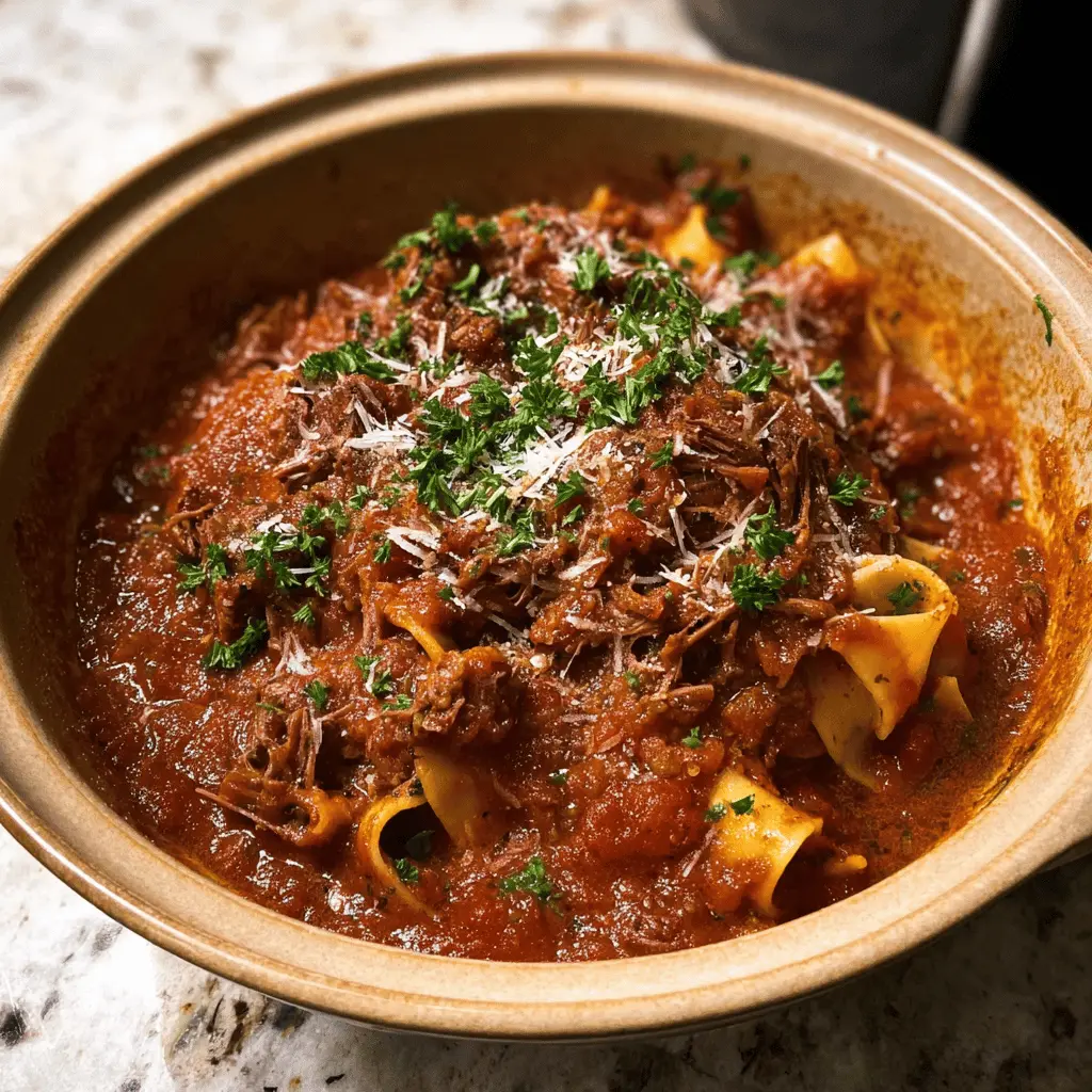Easy Slow Cooker Beef Ragu Recipe for Cozy Dinners